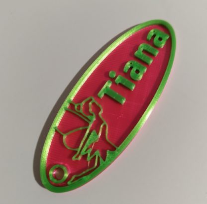6x Zweifarbige Schlüsselanhänger personalisiert 2coloured Keychain personal individuell – Bild 6