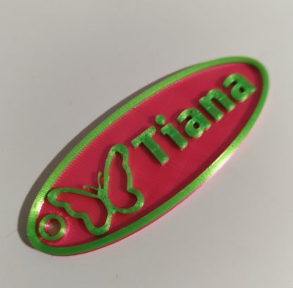 6x Zweifarbige Schlüsselanhänger personalisiert 2coloured Keychain personal individuell – Bild 7