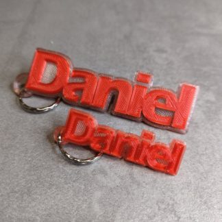 Zweifarbige Schlüsselanhänger Namen Klein 6cm, Wappen, personalisiert 2coloured Keychain personal individuell