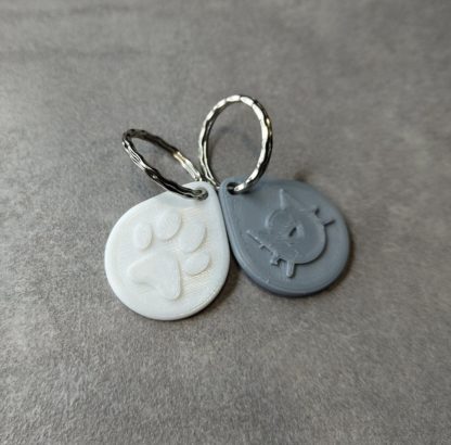 NFC Tag Anhänger / Keyholder viele verschiedene Farben und Motive - personalisierbar – Bild 2