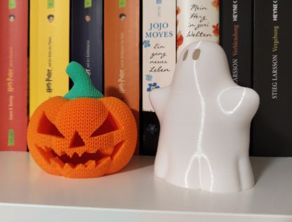 BUNDLE Little Ghost & Kürbis - optionale Beleuchtung - Deko Halloween – Bild 3