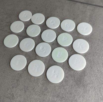 Zahlen-Chips für Siedler von Catan Erweiterung - einfarbig – Bild 2