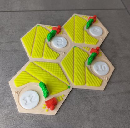 3D Rohstofffelder für Siedler von Catan – Bild 4