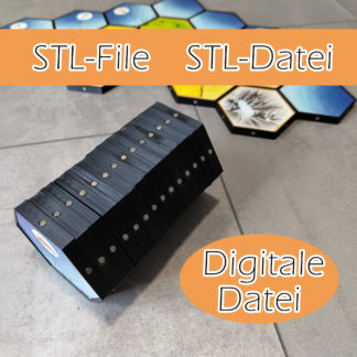 STL-File von Spielfeldhalter Hexagon-Rahmen für Siedler von Catan