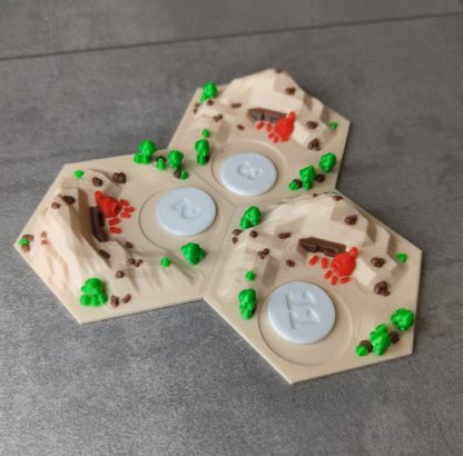 3D Rohstofffelder für Siedler von Catan – Bild 3