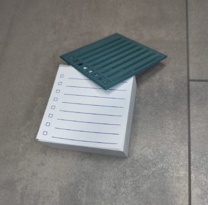 Schablone für Notizblock Checkliste und Linien aus dem 3D-Drucker – Individuell anpassbar