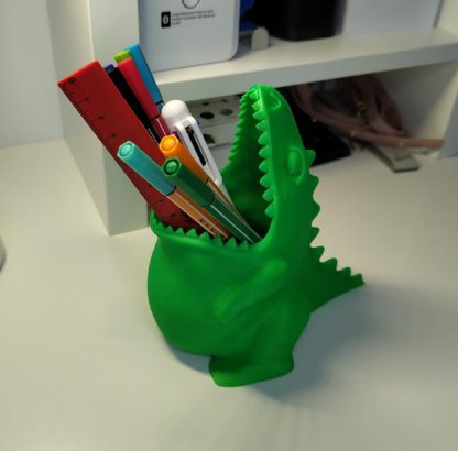 Dinosaurier-Stiftehalter für Jugendschreibtisch - Praktisch und Stylisch - Schreibtisch Organizer - Geschenkidee – Bild 2