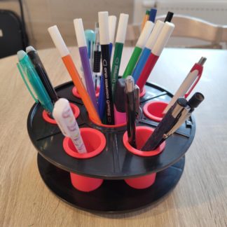 Das Schreibtisch-Roulette - Schreibtisch Stift Organizer - Recycelt Filament Spule - Spulen-Roulette