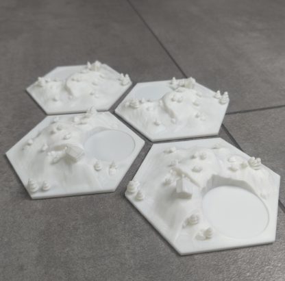 3D Rohstofffelder für Siedler von Catan - DIY - Zum Selber lackieren – Bild 3