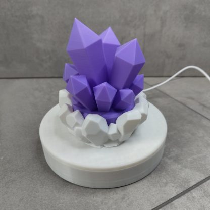 LED Kristalllampe - Leuchtende Edelsteine als stilvolle Dekoration - Personalisierbare Farben – Bild 6