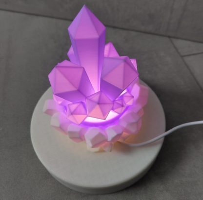 LED Kristalllampe - Leuchtende Edelsteine als stilvolle Dekoration - Personalisierbare Farben – Bild 2