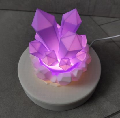 LED Kristalllampe - Leuchtende Edelsteine als stilvolle Dekoration - Personalisierbare Farben – Bild 3