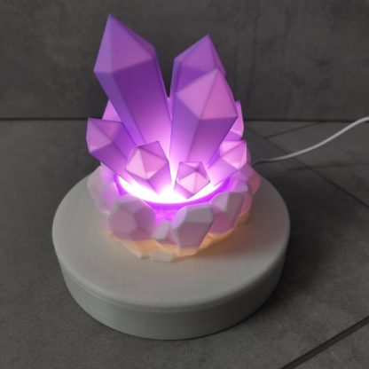LED Kristalllampe - Leuchtende Edelsteine als stilvolle Dekoration - Personalisierbare Farben – Bild 4