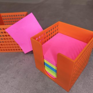 Haftnotizen Zettelbox - verschiedene Farben - Schreibtisch Accessoire Organisation