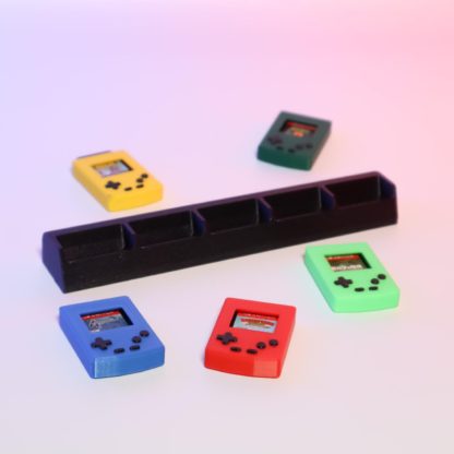 3D-gedruckte Mini-GameBoy-Halterung für Nintendo Switch Spiele – Retro Display-Leiste für 5 oder 10 Spielmodule – Bild 2