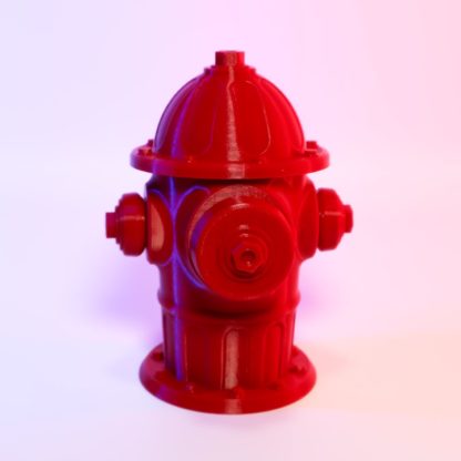 Cartoon Mini-Feuerhydrant 3D-Druck Behälter | Schreibtisch Deko & Aufbewahrung für Büroartikel | Bunt + witzig, langlebig + kompakt – Bild 4