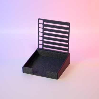 3D-gedruckter Haftnotizhalter mit To-Do-Vorlage – Modern, langlebig & praktisch – Perfekte Organisation für Büro + Alltag – Bild 3