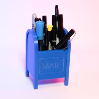 3D-gedruckter Cartoon Mini Briefkasten, bunter Organizer für Schreibtisch, lustiges Deko-Accessoire, kreative Aufbewahrung, Geschenkidee