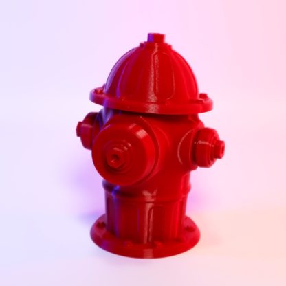 Cartoon Mini-Feuerhydrant 3D-Druck Behälter | Schreibtisch Deko & Aufbewahrung für Büroartikel | Bunt + witzig, langlebig + kompakt – Bild 2