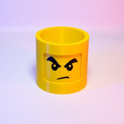 3D Gedruckter drehbarer LEGO Kopf Stifthalter - Kreativer Organizer für Büro, Kinderzimmer & LEGO Fans - Originelles Geschenk – Bild 3