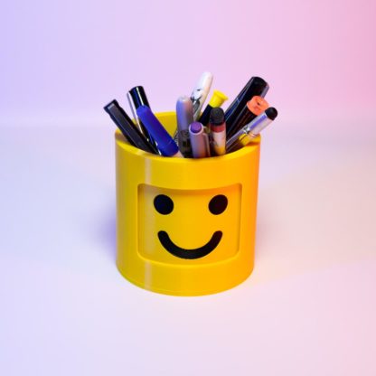 3D Gedruckter drehbarer LEGO Kopf Stifthalter - Kreativer Organizer für Büro, Kinderzimmer & LEGO Fans - Originelles Geschenk – Bild 6