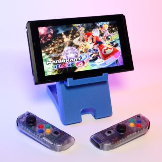 3D Gedruckter Faltbarer Nintendo Switch Ständer - Tragbar, Höhenverstellbar, Kompakt, Mit Ladekabelöffnung