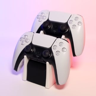 PS5 Controller Stand – Moderner Halter für 2 Controller | Platzsparend | Hochwertige Aufbewahrung für dein Gaming-Setup
