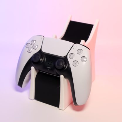 PS5 Controller Stand – Moderner Halter für 2 Controller | Platzsparend | Hochwertige Aufbewahrung für dein Gaming-Setup – Bild 2
