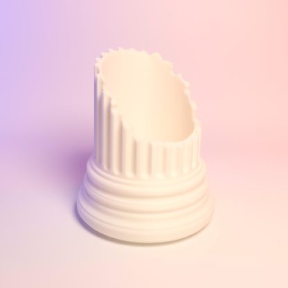 Antiker Römischer Säulen-Stiftehalter | 3D-gedrucktes Design | Einzigartige Schreibtischdeko für Geschichts- und Architektur-Liebhaber – Bild 2