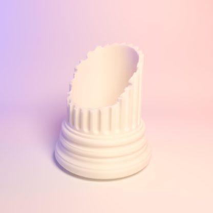 Antiker Römischer Säulen-Stiftehalter | 3D-gedrucktes Design | Einzigartige Schreibtischdeko für Geschichts- und Architektur-Liebhaber – Bild 4