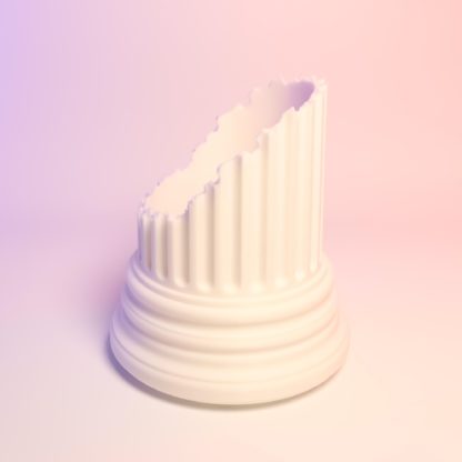 Antiker Römischer Säulen-Stiftehalter | 3D-gedrucktes Design | Einzigartige Schreibtischdeko für Geschichts- und Architektur-Liebhaber – Bild 5