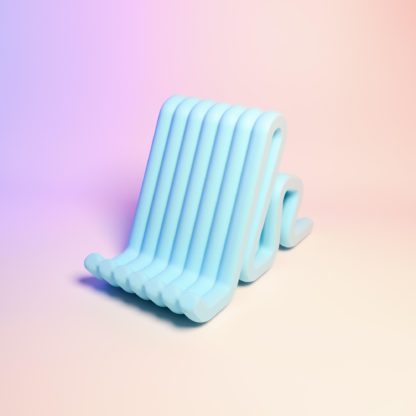 Handyhalter „Wiggly“ – Verspielter 3D-gedruckter Handyhalter für freihändige Nutzung | In mehreren Farben erhältlich – Bild 6