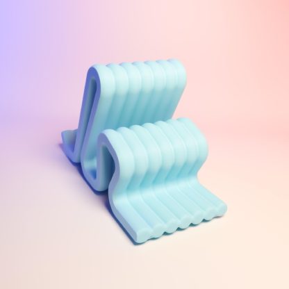 Handyhalter „Wiggly“ – Verspielter 3D-gedruckter Handyhalter für freihändige Nutzung | In mehreren Farben erhältlich – Bild 7