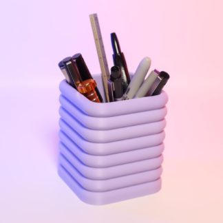 Sommerlicher Floatie-Organizer für Schreibtisch & Kosmetik | Verspielter Stiftehalter in Pool-Design | 3D-Druck in leuchtenden Farben