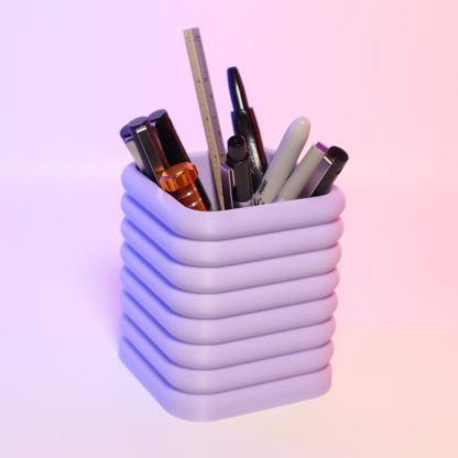 Sommerlicher Floatie-Organizer für Schreibtisch & Kosmetik | Verspielter Stiftehalter in Pool-Design | 3D-Druck in leuchtenden Farben