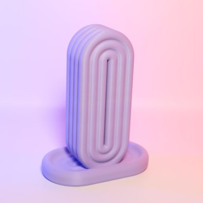 Eleganter Regenbogen-Kopfhörerhalter – Stilvolles Design, minimalistisches Dekor, stabile 3D-gedruckte Halterung für Studio & Gaming – Bild 4