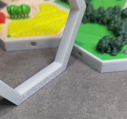 Spielfeldhalter Hexagon-Rahmen für Siedler von Catan - magnetisch - NEU Jetzt auch in WEISS ! – Bild 4