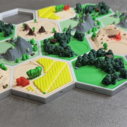 Spielfeldhalter Hexagon-Rahmen für Siedler von Catan - magnetisch - NEU Jetzt auch in WEISS ! – Bild 6