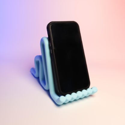 Handyhalter „Wiggly“ – Verspielter 3D-gedruckter Handyhalter für freihändige Nutzung | In mehreren Farben erhältlich – Bild 5