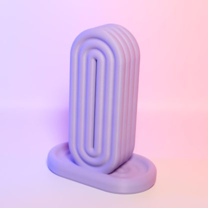 Eleganter Regenbogen-Kopfhörerhalter – Stilvolles Design, minimalistisches Dekor, stabile 3D-gedruckte Halterung für Studio & Gaming – Bild 3