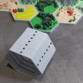 Spielfeldhalter Hexagon-Rahmen für Siedler von Catan - magnetisch - NEU Jetzt auch in WEISS !