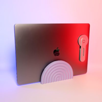 Regenbogen Laptopständer Vertikal – Platzsparend & Farbvoll, Kreative Aufbewahrung, Stabil + Kompatibel für Verschiedene Laptopgrößen – Bild 4