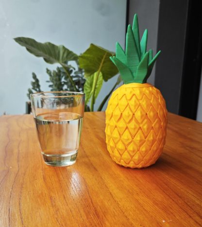 Stapelbares Ananas Untersetzer-Set – 3D-Druck Coaster Spender im tropischen Design – Praktisch & dekorativ – Geschenkidee für Zuhause – Bild 3