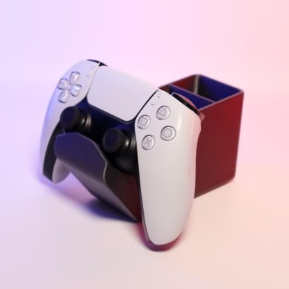 Controller Stand & Fernbedienungshalter - Gaming-Organizer mit 2 Fächern für Wohnzimmer, kompatibel mit PlayStation, Xbox, TV-Remotes – Bild 3