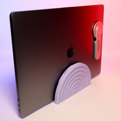 Regenbogen Laptopständer Vertikal – Platzsparend & Farbvoll, Kreative Aufbewahrung, Stabil + Kompatibel für Verschiedene Laptopgrößen – Bild 6