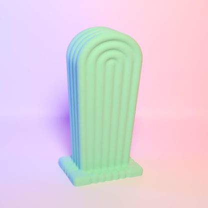 Regenbogen-Kopfhörerhalter im Cartoon-Design - Stilvoll, sicher und farbenfroh – 3D-gedruckte Halterung für Musikliebhaber & Kinderzimmer – Bild 2