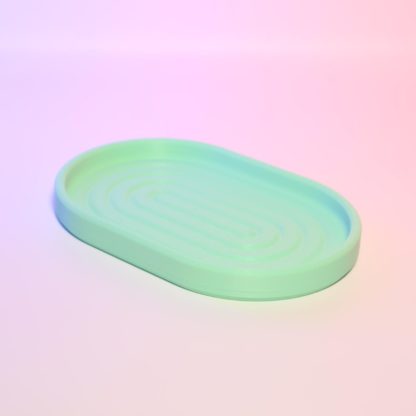 Bunter Regenbogen-Teller – Schmuckschale, Schlüsselablage, Büro-Organizer, 3D-gedruckt, Deko-Accessoire für Zuhause und Büro – Bild 3
