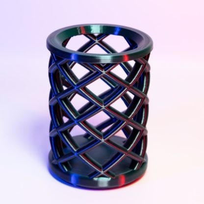 Intertwined Vase – Stiftehalter: 3D-gedrucktes modernes Design, Stiftehalter und Organizer für Schreibtisch, Büro und Zuhause – Bild 2
