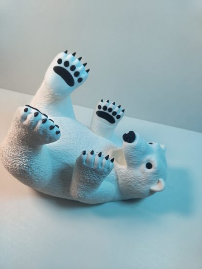 Weinflaschenhalter Eisbär – Lustiger & stilvoller 3D-Druck Flaschenhalter aus PLA, rutschfest + einzigartig – Perfektes Geschenk – Bild 5