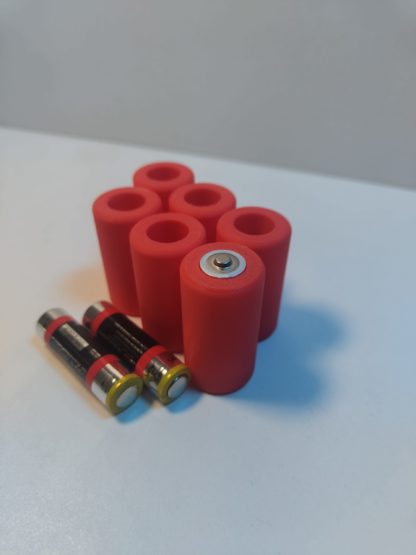 Batterie-Adapter AA zu C – 6er Set - Batteriehalter für AA-Batterien als C-Zellen-Ersatz, passgenau & wiederverwendbar – Bild 5